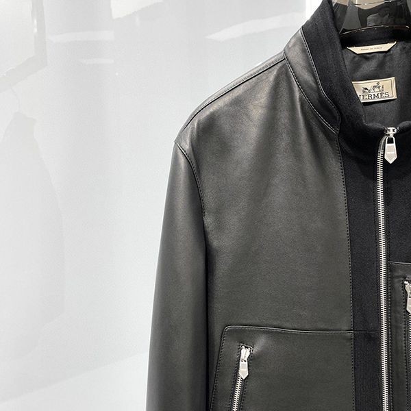高級ジャケット♪エルメス レザージャケット コピー 数量限定！ ert35032